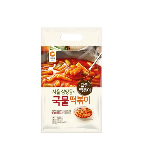 청정원 국물 떡볶이, 380g, 2개