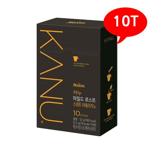 카누 마일드 스위트 아메리카노 10T /B, 10개, 1개