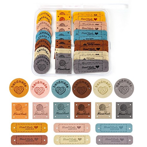 섬세한 손길을 더하는 36가지 매력, 수제 가죽 라벨로 완성하는 특별한 작품 핸드메이드라벨