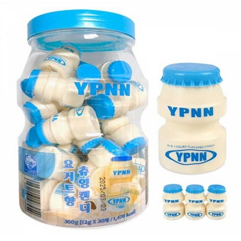 [편의점 핫템] YPNN 요거트향 츄잉캔디 미니 야쿠르트 사탕 12g