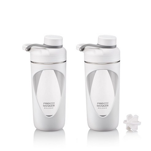 2P 락앤락 프로쉐이커 밸런스 800ml, 매트화이트+매트화이트, 2개