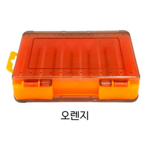 TK 에기케이스 양면형 루어 낚시 태클박스 미노우 에기박스 소 대 특대, 3개, 오렌지