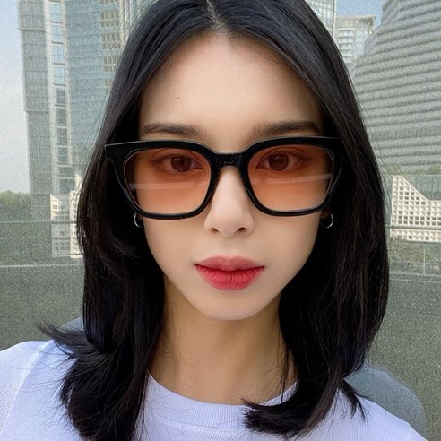멜라크메 남자 여자 스퀘어 휴양 여행 컬러 뿔테 패션 블랙 오렌지틴트선글라스 멜라크메 남자 여자 스퀘어 휴양 여행 컬러 뿔테 패션 블랙 오렌지틴트선글라스