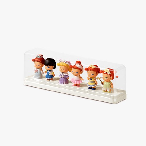 비템포 피규어 케이스 아크릴 레고 피규어 장식장 진열장, 1단 피규어 케이스, 화이트