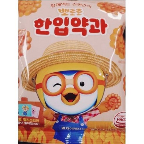 뽀로로 한입약과 간식, 120g, 4개