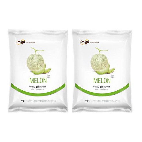아임요 멜론 파우더 1000g X 2개 버블티 라떼 스무디 n11044lI, 1개