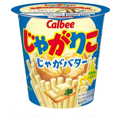 카루비 자가리코 버터 감자 맛 55g 12봉지, 1개