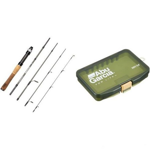 아부가르시아새턴2 아부가르시아 ZMSS-505L 605L 705ML 스피닝 줌 로드 낚시대, 505L, Pack Rod + Lure Case Compact Best Top5