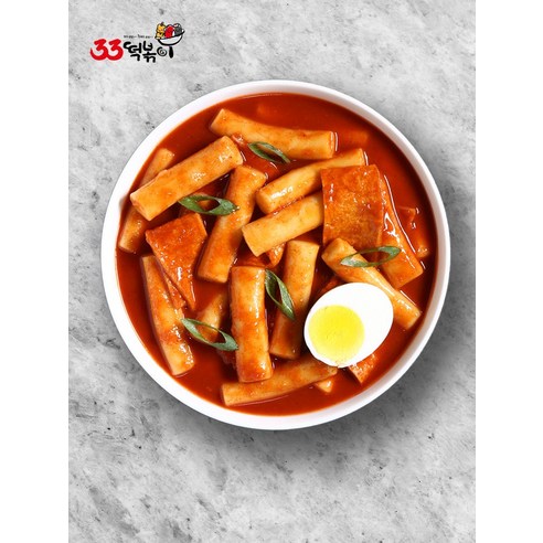 33떡볶이 오리지널 국물떡볶이 2팩, 2개, 350g