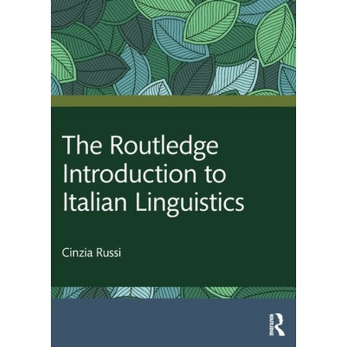 (영문도서) The Routledge Introduction to Italian Linguistics Paperback, English, 9780367523459