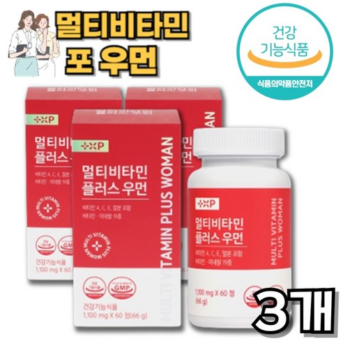[O.H.S]멀티비타민 플러스 우먼 B, 3개, 60회분