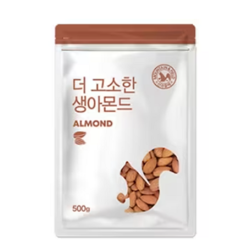 산과들에 23년산 햇 견과류 생 아몬드 500g, 2개