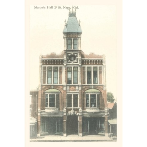 (영문도서) The Vintage Journal Masonic Hall Napa California Paperback, Found Image Press, English, 9781648117053