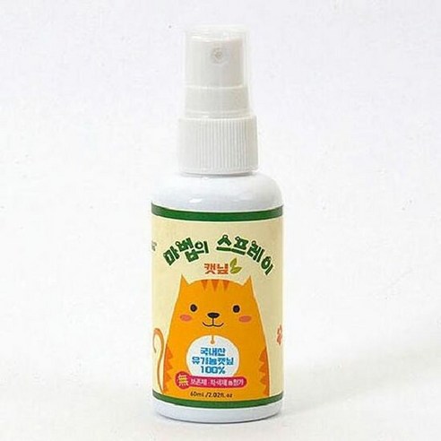 펫모닝 마법의 캣닢 스프레이 60ml 고양이 캣잎, 단품