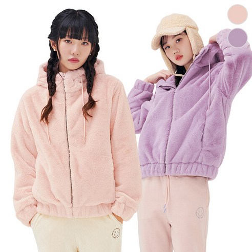 [체이스컬트]밍크 HIGH-NECK ZIP-UP/2Color