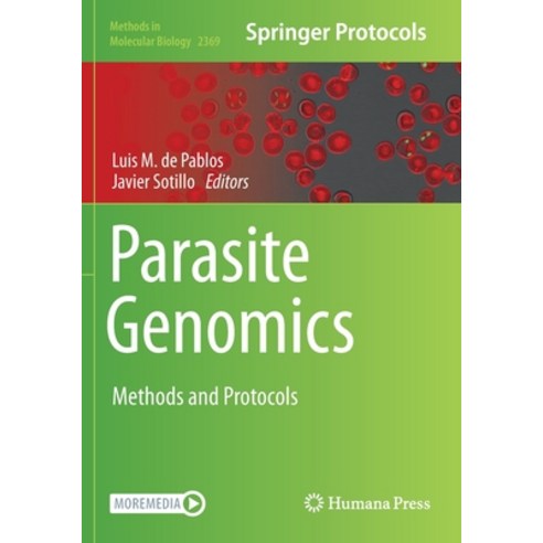 (영문도서) Parasite Genomics: Methods and Protocols Paperback, Humana, English, 9781071616833