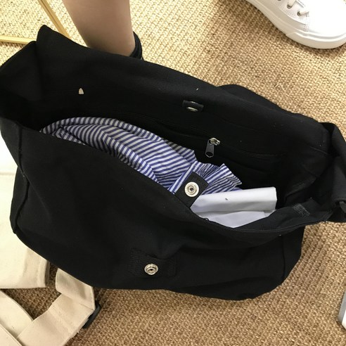 KORELAN한국 동대문 캔버스 가방 숄더 크로스 가방 심플하다 문예 복고 순색 쇼핑 학생 가방 커플 스타일