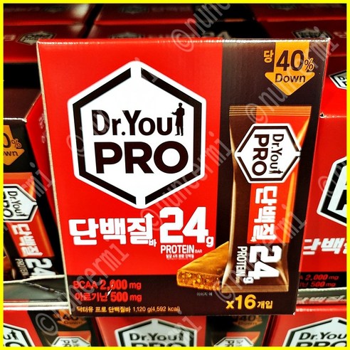 닥터유 프로 단백질바 70g x 15개입 1상자 DR.YOU PRO PROTEIN BAR