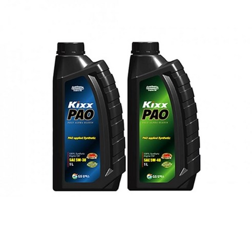 정품 KIXX PAO C3 5W-30/40 1L 전차종 합성유 외제차, Kixx PAO C3 5W-40 1L, 1개