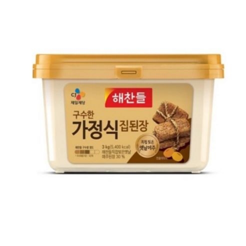 해찬들 구수한집된장, 3kg, 15개