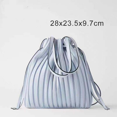 ZARA 자라 플리츠 버킷백
