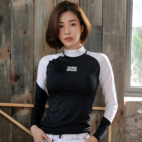 벤디스 델키아 여자 래쉬가드 수영복 상의 비치웨어