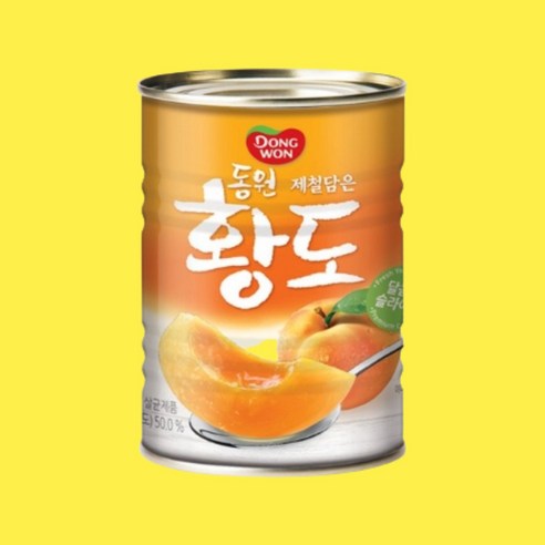 동원 동원F&B 황도 슬라이스 400g, 동원F&B?황도?슬라이스 400g 1캔, 1개