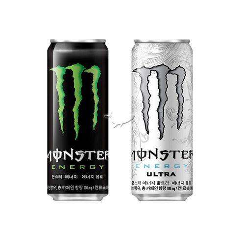 몬스터에너지 355ml 2종 그린3+울트라3 총6캔, 6개, 상세페이지 참조