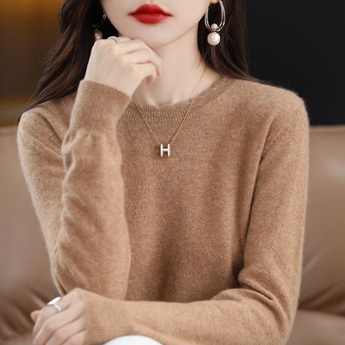 미투리아 여성 데일리 기본핏 니트