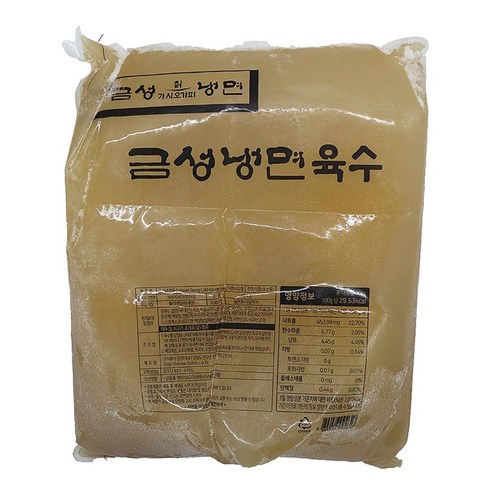 금성 칡냉면육수10kgx1ea - 육수/장국 | 쿠팡
