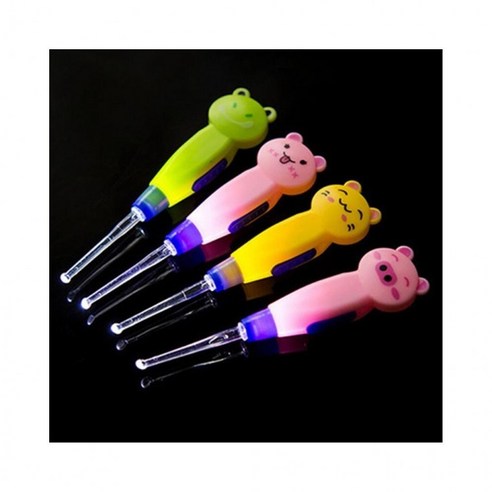 [1+1] LED 귀이개 동물, 2개