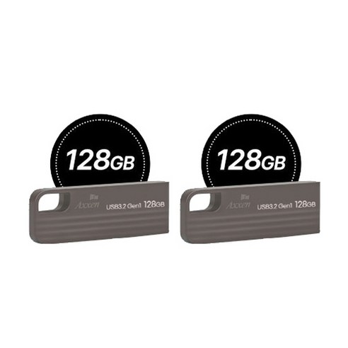 액센 U310 웨일 USB3.2 Gen1 180MB/s 2P 1세트, 128GB
