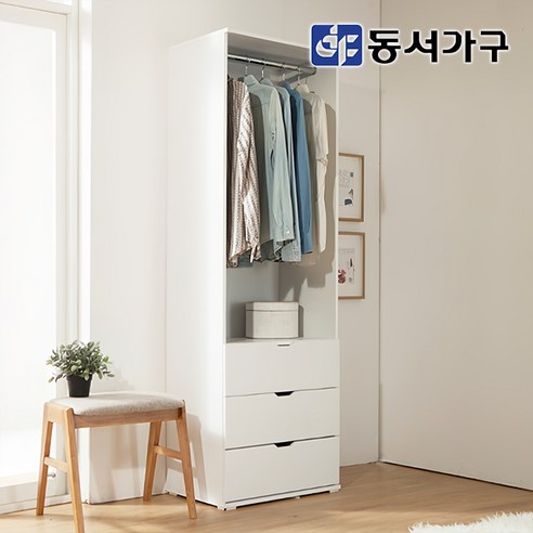 좁은 방도 넓어 보이는 마법! 퓨어 화이트 드레스룸 서랍장 솔직 후기 서랍장행거
