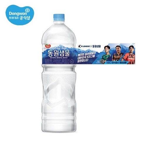 동원샘물 무라벨 2L x 12병, 12개