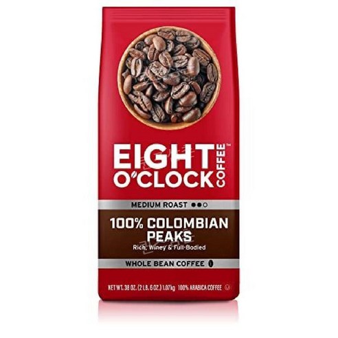 Eight OClock Coffee 다크 이탈리안 에스프레소 다크 로스트 홀빈 커피 32 oz, 없음, 6) Colombian Peaks Whole Bean, 1개