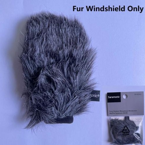 노래녹음시 녹음팬 보이스레코더 지향성 콘덴서 카메라 샷건 마이크 캠코더, furry windshield, furry windshield, 1개