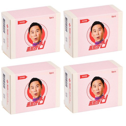 울트라씬 신동엽 극초박형 슬림형 콘돔, 4세트, 8개입