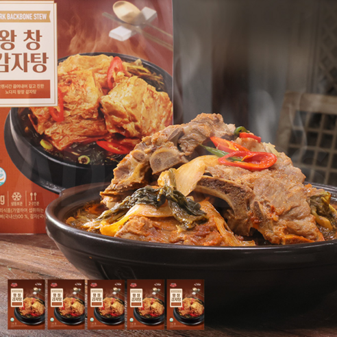 [인포벨]TV홈쇼핑정품 애드크로스 술안주 부모님 야식 노다지 왕창 감자탕 뼈해장국 1인가구 캠핑 음식 냉동