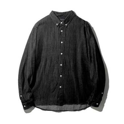 국내정품 그루브라임 DENIM SHIRTS (BLACK) [LRSFCSD743M]