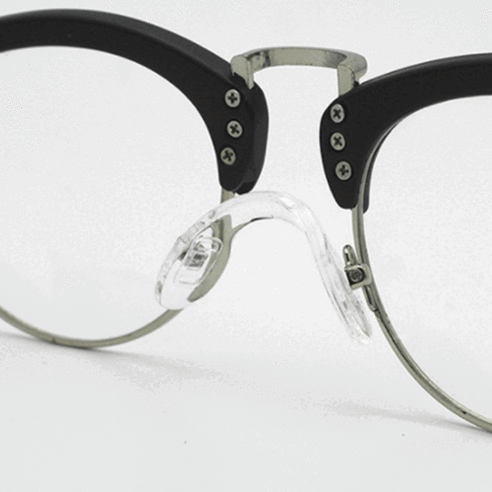 안경 코받침 실리콘 안경 코패드 호환 일체형 나사타입 (3개) + 안경 드라이버