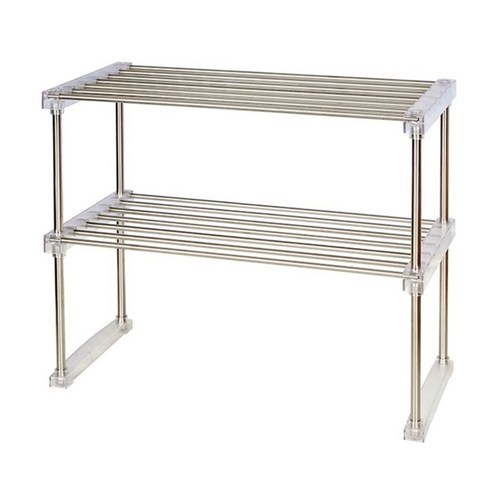 스테인리스 프라임 2단 주방선반: 좁은 주방을 넓게, 삶의 질을 높게!