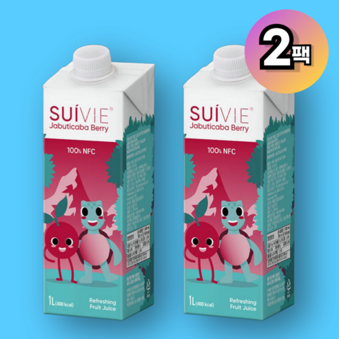 네오푸드 스위스직수입 수이비 자보티카바NFC, 거북이 주스 1팩