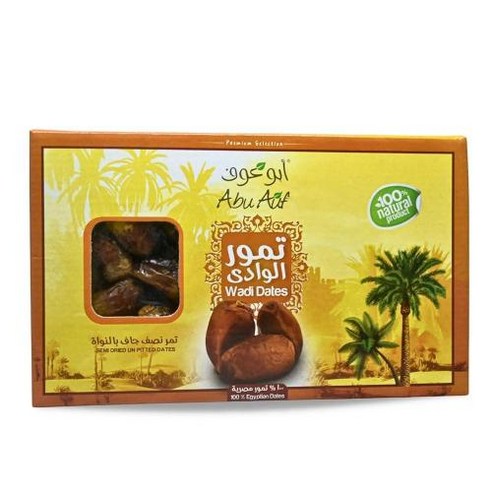 Wadi Dates Abu Auf Brilliant Semi Dry Unpressed Egyptian Premium Palm Palms Natural Delicious Sweet, 1개