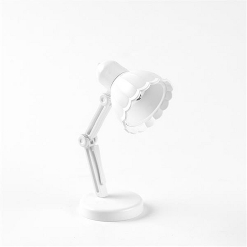인테리어 소품 미니 플라워 스탠드 LED 무드등 5, 화이트