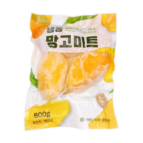 (신정푸드) 냉동 망고미트 -1kg (500g*2봉), 500g, 2개