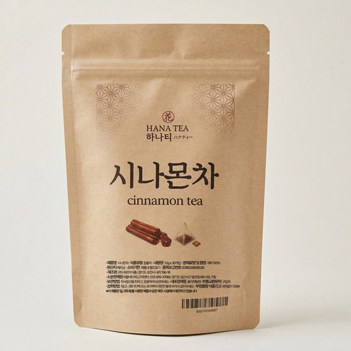 100%시나몬티백차