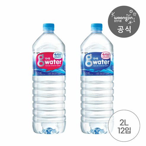 가야G워터 생수, 2L, 12개