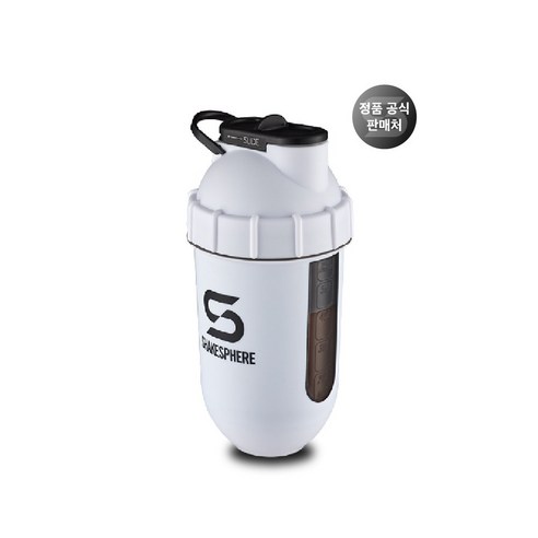 쉐이크스피어 오리지널 뷰 노볼 쉐이크통 쉐이커 프로틴쉐이커, 뷰 매트화이트, 700ml, 1개