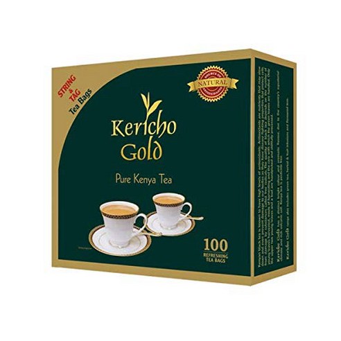 100 String and Tag Tea bags 7.05 Ounce Black Tea Kericho gold Kenyan Tea (Black Tea 100 String a, 1개