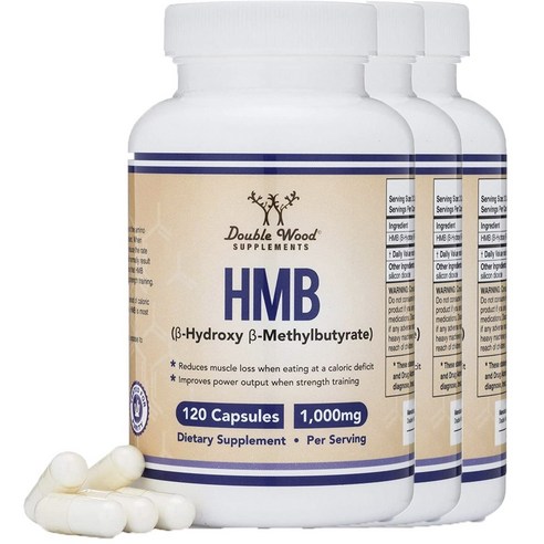 더블우드 HMB 1000mg 캡슐, 120개입, 3개, 120정